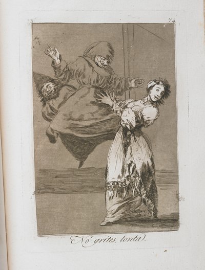 Plate from Los Caprichos by Francisco de Goya